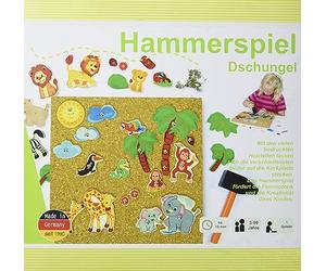 Hess Holzspielzeug 14936 - Juego de Martillo, diseño de Selva
