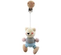 Hess-Spielzeug 12815 Clip Figura Oso de Madera, Nature, Beige