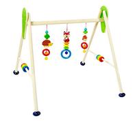 Hess spielzeug 13379 - Aparato de juguete para bebé de madera, animales del bosque, aprox. 62 x 55 x 50 cm