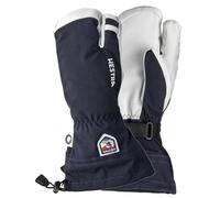 Hestra Army Leather Heli 3 finger, guantes de esquí, azul marino 10 Marin