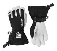HESTRA Army Leather Heli Ski Jr. - 5 Finger - Niño - Negro / Blanco - talla 6- modelo 2026