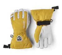 Hestra Army Leather Heli Ski Jr, guantes de esquí, junior, amarillo 5 Mustard