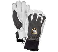 Hestra Army Leather Patrol Glove - Guantes de Nieve cálidos y versátiles para Invierno, esquí y Snowboard, Color carbón, 9