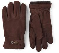 Hestra Bergvik Nubuck Guantes aislados de cuero para clima frío - Espresso - 9