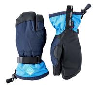 Hestra Gauntlet CZone, guantes de esquí de 3 dedos, junior, azul 7 Dark Blue/Sky Blue