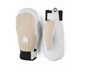 Hestra - Guantes de esquí mujer - Army Leather Patrol W Mitt Beige para Mujer de Softshell - Talla 8 Beige 8