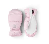 Hestra - Guantes de esquí niños - Foss Jr. Mitt Pink de Cuero - Talla Infantil 6 - Rosa Rosa 6