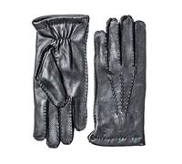 Hestra Guantes de Lana clásicos de Piel de Ciervo para Hombre, Color Negro, 8