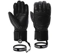 Hestra Guantes Fall Line 5-Finger Hombre - de piel con forro Invierno otoño/invierno - 9 HS negro