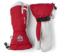 Hestra Guantes Heli Ski 3-Finger Mujer/Hombre - de mujer esquí hombre con forro, Cierre autoadherente Invierno otoño/invierno - 8 HS rojo