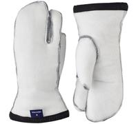 Hestra Heli Ski Liner, guantes interiores de 3 dedos, blanco 9 Offwhite