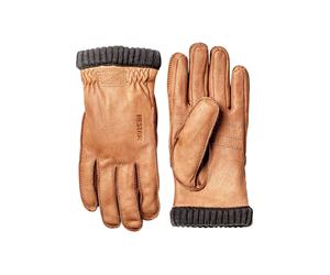 Hestra - Ropa de senderismo - Deerskin Primaloft Rib Cork de Cuero - Talla 8 - Marrón Marrón 8