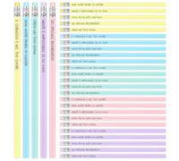 Hestya 30 Lápices Motivacionales con Borrador - 5 Colores Diferentes con Frases Inspiradoras en Italiano, Dureza HB, Lápices para Escribir y Dibujar, Regalo para Cumpleaños, Eventos y Fin de Año