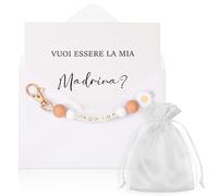 Hestya Ideas Regalos para Pedir Ser Madrina Regalo para Madrina Llavero de Madrina Tarjeta de Anuncio de Bautismo y Confirmación de Madrinas