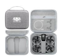 Hesupy Avata 360 - Estuche de almacenamiento portátil para drones, bolsa de transporte para DJI Avata 360, organizador de cuerpo, a prueba de golpes, a prueba de polvo, funda protectora de nailon duro