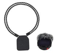Hesupy Correa magnética de montaje para el cuello para Insta360 Mic Pro, soporte de collar de pecho manos libres de liberación rápida, cordón ajustable para grabación de video al aire libre POV