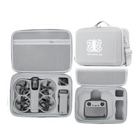 Hesupy Estuche de almacenamiento para DJI Avata 360 Fly More Combo (RC 2), bolsa de transporte de poliuretano impermeable, gran capacidad, organizador de viaje portátil, caja protectora con correa