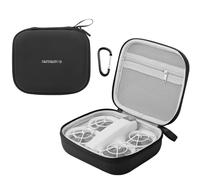 Hesupy Funda de transporte de viaje para DJI Neo, mini funda de almacenamiento rígida, bolsa de transporte para dron, funda impermeable de piel sintética EVA, organizador portátil con accesorios de