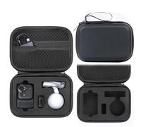 Hesupy Funda de transporte de viaje para Insta360 GO Ultra, bolsa de almacenamiento de poliuretano impermeable, organizador portátil para GO Ultra Standard Bundle EVA caja protectora a prueba de