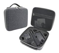 Hesupy Funda de transporte para cámara DJI OSMO Action 5 Pro, bolsa de almacenamiento de viaje, organizador portátil, impermeable, para Osmo Action 5 Pro Adventure Combo Accesorios, gris oscuro, Funda