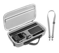 Hesupy Funda de transporte para DJI OSMO 360, bolsa de almacenamiento grande, organizador de viaje, funda protectora dura para cámara, palo selfie, accesorios de cubo de carga de baterías