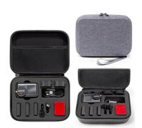 Hesupy Funda de transporte para DJI Osmo Action 5 Pro, estuche organizador de viaje duro para Action 5 Pro cámara deportiva Adventure Combo Protection, Gray, Funda de transporte para DJI Osmo Action 5