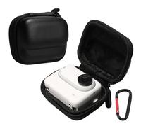 Hesupy Funda de transporte pequeña para Insta360 GO 3S, carcasa rígida de EVA GO3S, funda de protección, mini bolsa organizadora portátil de viaje con mosquetón para accesorios de cámara deportiva