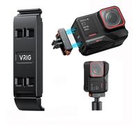 Hesupy para Insta360 Ace Pro 2: Placa de Cubierta de Batería Vertical con Adaptador de Montaje de Aluminio 2 en 1 y Disparo Rápido