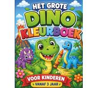 Het Grote Dino Kleurboek voor Kinderen vanaf 3 Jaar: 35 schattige dinosaurussen om in te kleuren - Met dikke eenvoudige lijnen, 5 leuke dino-doolhoven ... kleur-oorkonde - Perfect voor jonge dinofans