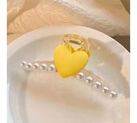 HETAN 2022 color acrílico peinado clip amor perla clip mujer cola de caballo clip moda sombreros peinado clip, TS, 3034,3