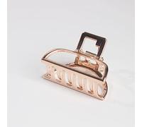 HETAN 2022 Mujeres Niñas peinado Garra Abrazaderas peinado Cangrejo Forma de luna peinado Clip Garras Color sólido Accesorios horquilla Tamaño grande / mini, RoseGold