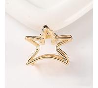 HETAN 2022 Mujeres Niñas peinado Garra Abrazaderas peinado Cangrejo Forma de luna peinado Clip Garras Color sólido Accesorios horquilla Tamaño grande / mini, 04