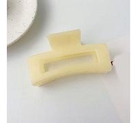 HETAN Clip de garra de color sólido Macaron, Clip de peinado cuadrado para fregar, Clip de peinado para mujer y niña, accesorios para peinado de baño, 19