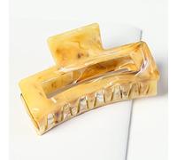 HETAN Clip de plástico para cola de caballo con patrón de procesamiento grande para mujer, Clip elegante para peinado de tiburón, accesorios para el cabello, tocados, F9901389,005
