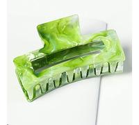 HETAN Clip de plástico para cola de caballo con patrón de renderizado grande para mujer, elegante Clip para peinado de tiburón, accesorios para el cabello, tocados, F9901389,006