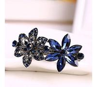 HETAN Clips de peinado de cristal de moda Horquillas de peinado de primavera vintage Pasadores de flores de hoja Sombreros de mujer elegantes, 9