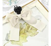 HETAN Gran lazo perla peinado Clip garra peinado accesorios señoras cinta tiburón Clip,CD1109,D