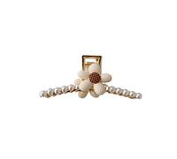 HETAN Linda leche café flor clip amor peinado clip perla tiburón clip retro metal peinado clip tocado peinado Accesorios, 01