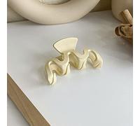 HETAN Moda Marrón Frosted Ladies Peinado Accesorios Clips de Color Sólido Grandes Vintage Ladies Peinado Clips,9