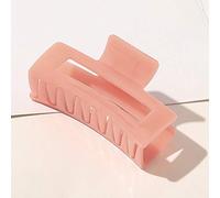 HETAN Pinza de garra de color sólido Macaron Clip de peinado de matorral cuadrado Clip de peinado de niña para mujer Accesorios de peinado de baño, 30