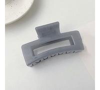 HETAN Pinza de garra de color sólido Macaron Clip de peinado de matorral cuadrado Clip de peinado de niña para mujer Accesorios de peinado de baño, 17