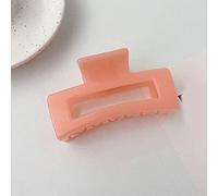 HETAN Pinza de garra de color sólido Macaron Clip de peinado de matorral cuadrado Clip de peinado de niña para mujer Accesorios de peinado de baño, 18