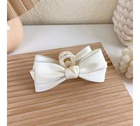 HETAN Señoras elegante lazo clip grande niña color sólido peinado garra peinado maquillaje peinado clip temperamento peinado accesorios,1