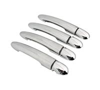 HETEVSCCK Cubierta Cromada Para Manilla De Puerta Para Renault Para MEGANE 2 2002 2003 2004 2005 2006 2007 2008 Accesorios De Estilo