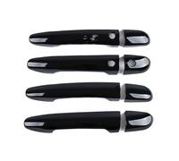 HETEVSCCK Cubierta De Panel Para Manija De Puerta Exterior De Auto, Color Negro Brillante De ABS Para Mazda 2 Demio 3 5 6 8 CX3 CX5 CX8 CX9 MX5(2 Smart Holes LHD)