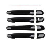 HETEVSCCK Cubierta De Panel Para Manija De Puerta Exterior De Auto, Color Negro Brillante De ABS Para Mazda 2 Demio 3 5 6 8 CX3 CX5 CX8 CX9 MX5(No Smart Hole LHD)
