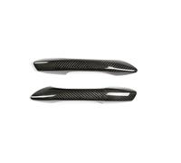 HETEVSCCK Embellecedor De Cubierta De Manija De Puerta De Fibra De Carbono Seca Para Porsche 911 718 Para Boxster Para Cayman 2016 2017 2018 2019 2020(NO sensor)