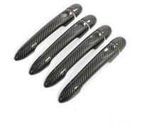 HETEVSCCK Embellecedor De Manija De Puerta Con Aspecto De Fibra De Carbono Para Renault Para Megane 3 MK3 III 2008 2009 2010 2011 2012 2013 2014 2016(4Dr no key 1 button)