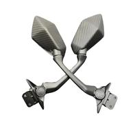 HETEVSCCK Espejos De Moto Espejo Lateral para Y&amaha para TMAX 530 Espejo Retrovisor para T-MAX 530 2012 2013 2014 2015 2016 2017 2018 2019(Fibra de Carbon)