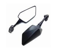 HETEVSCCK Espejos Retrovisores Motocicleta para Yamaha YZF R1 R6 R25 R15 R125 R3 R1S R1M FZ6R con Aspecto De Carbono.